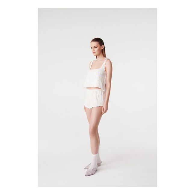 Mara Pyjama Top | Bianco