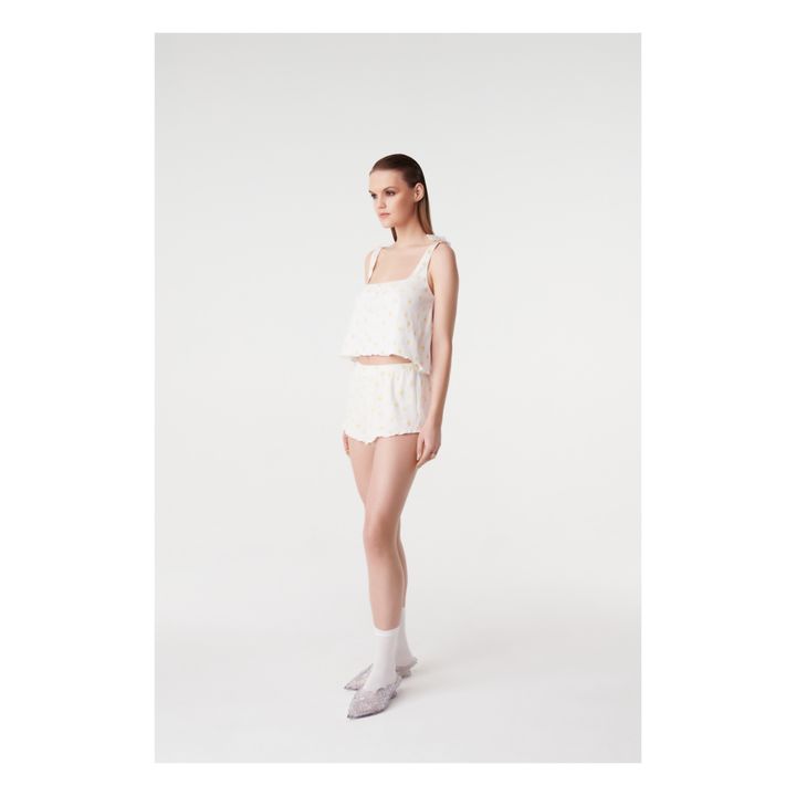 Mara Pyjama Top | Blanco- Imagen del producto n°2