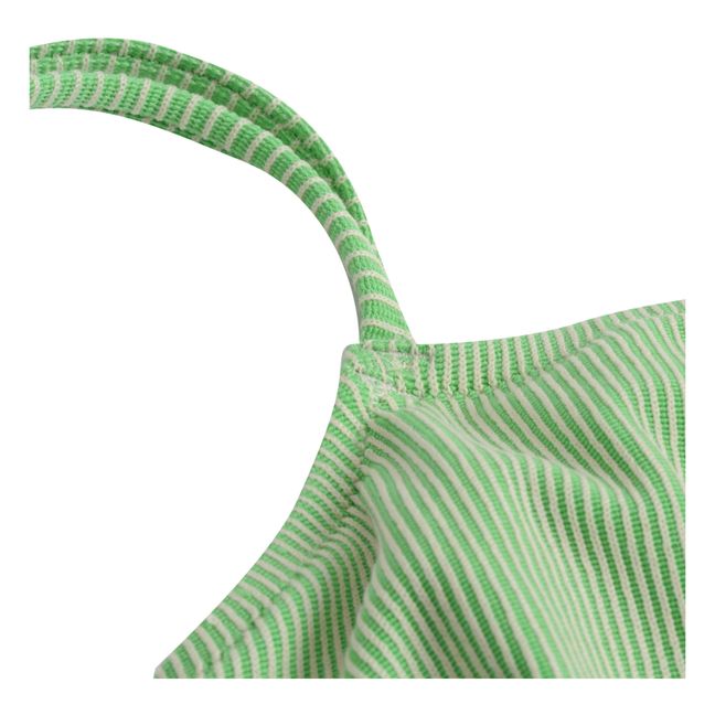 Nino Striped One-piece Swimsuit | Grass green