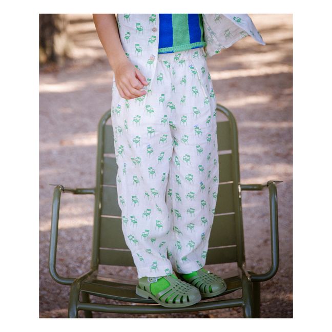 Fancy Chair Print Pants | Crudo