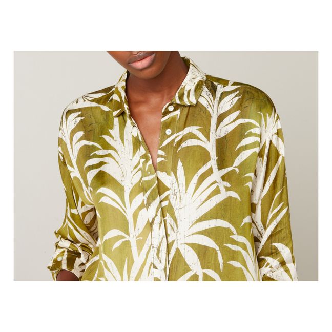 Charlot Printed Shirt | Verde militare
