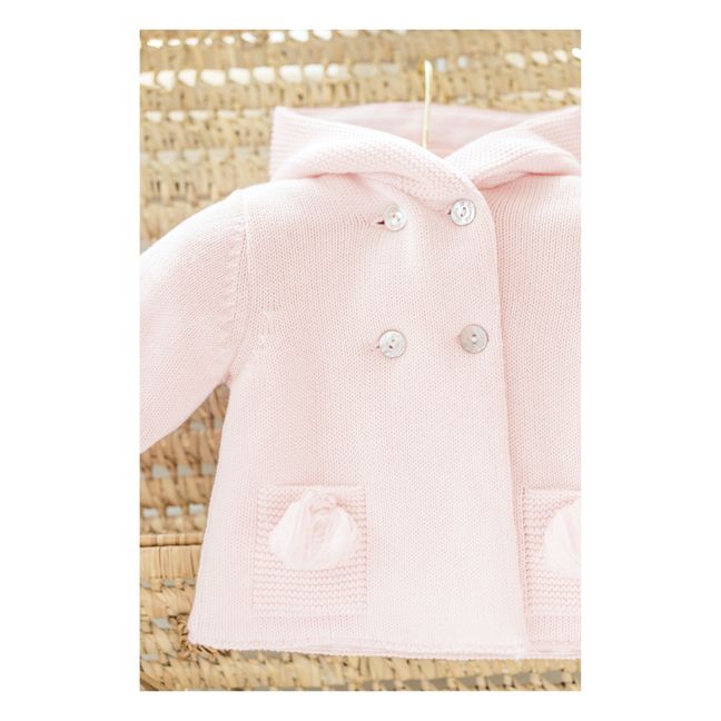 Knit Coat with Pockets | Rosa Palo