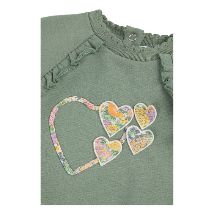 Exclusive Liberty Print Baby Sweater | Sage- Product image n°3
