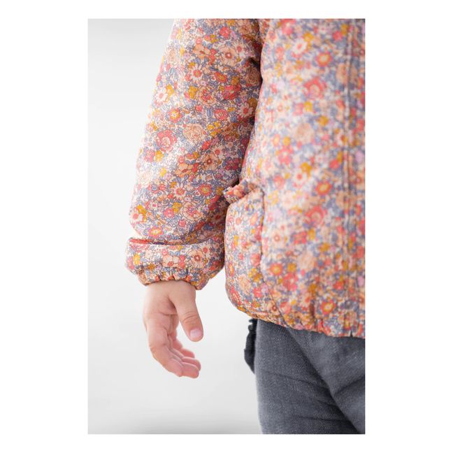 Exclusive Liberty Print Hooded Baby Jacket | Pink