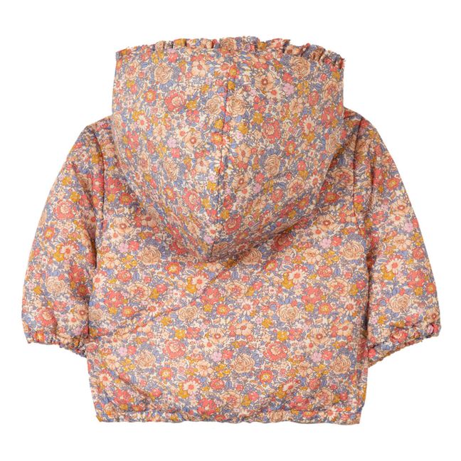 Exclusive Liberty Print Hooded Baby Jacket | Pink