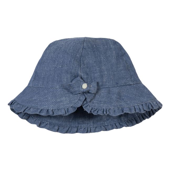 Linen Hat | Blue