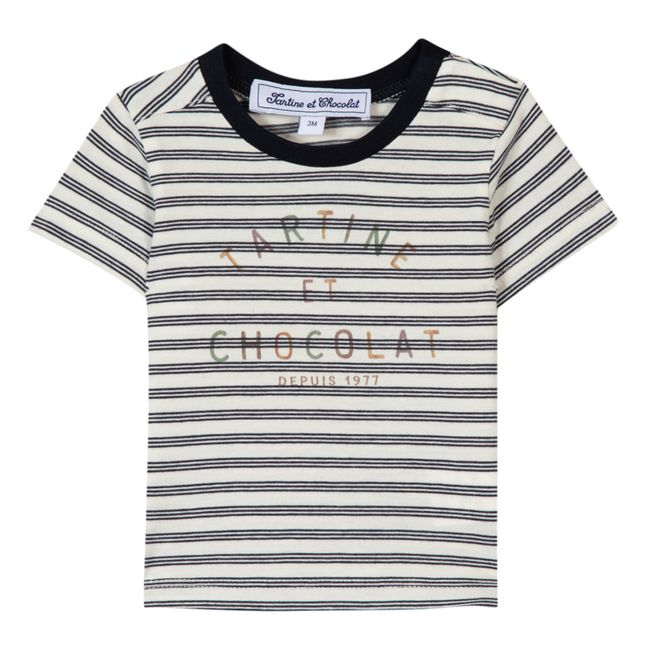 Striped T-Shirt | Blu marino