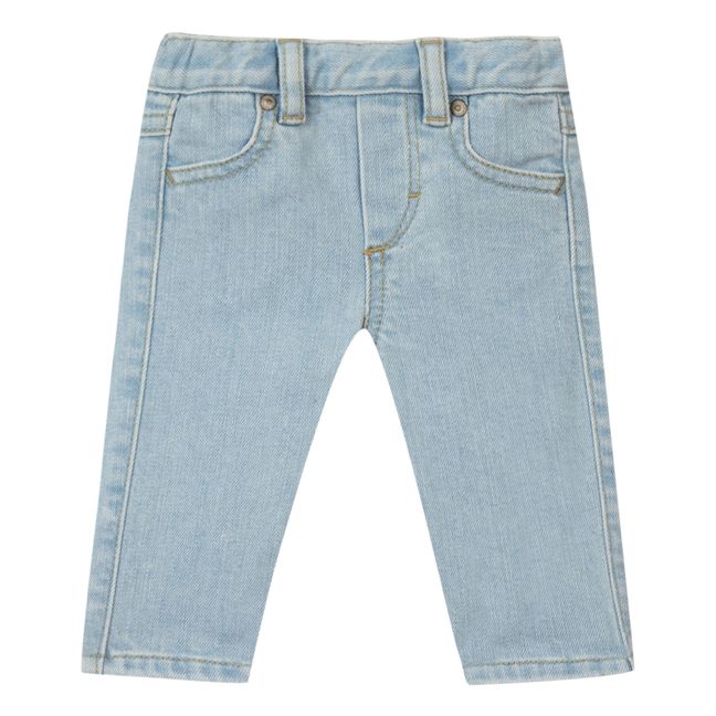 Denim Pants with Pockets | Blu