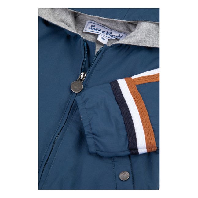 Hooded Jacket | Navy blue