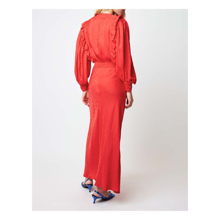 Dustin Cloud Blouse | Rosso- Immagine del prodotto n°4