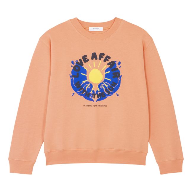 Louis Love Organic Cotton Sweatshirt | Rosa incarnato