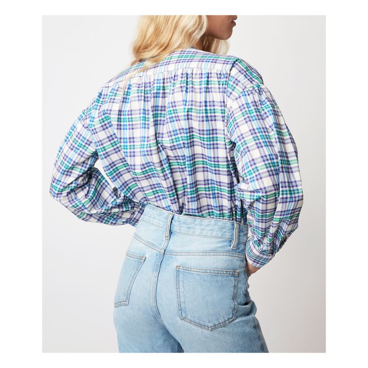 Jim Western Blouse | Blau- Produktbild Nr. 3