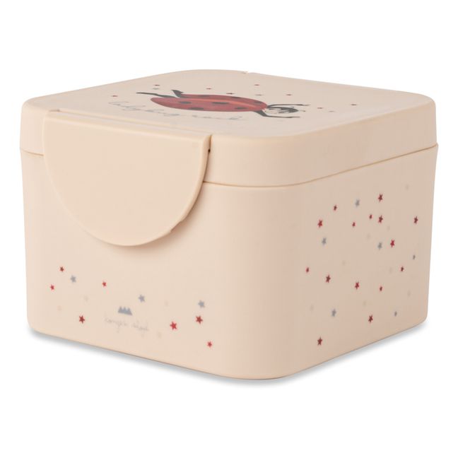 Ladybug square lunch box | Blush