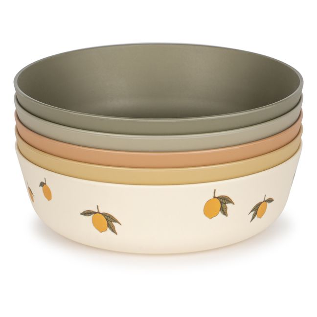 Bols de PLA Lemon - Set de 5 | Verde