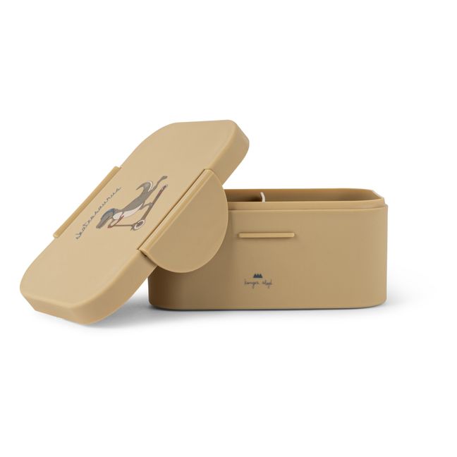 Skateosaurus rectangular lunch box | Giallo senape