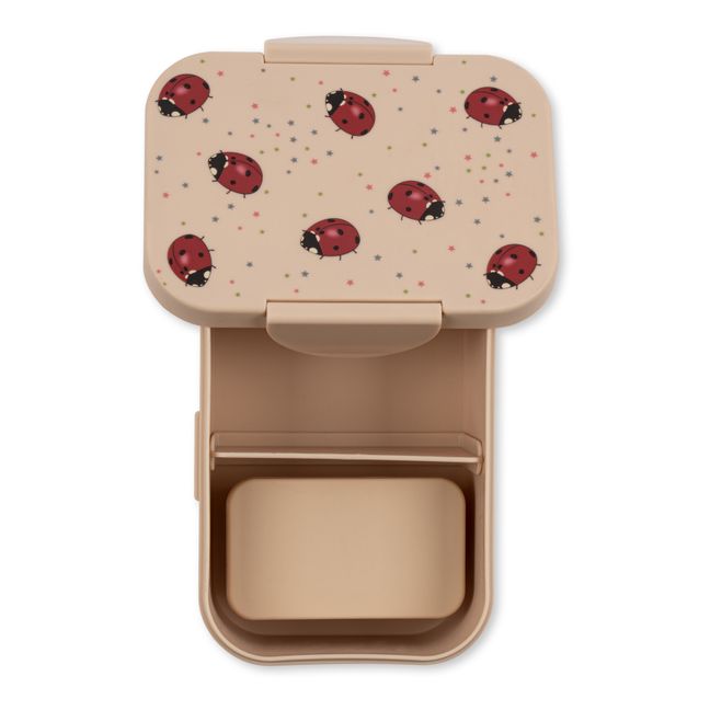Ladybug rectangular lunch box | Blush