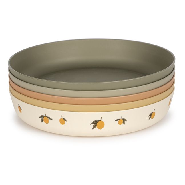 Assiettes en PLA Lemon - Set de 5 | Vert