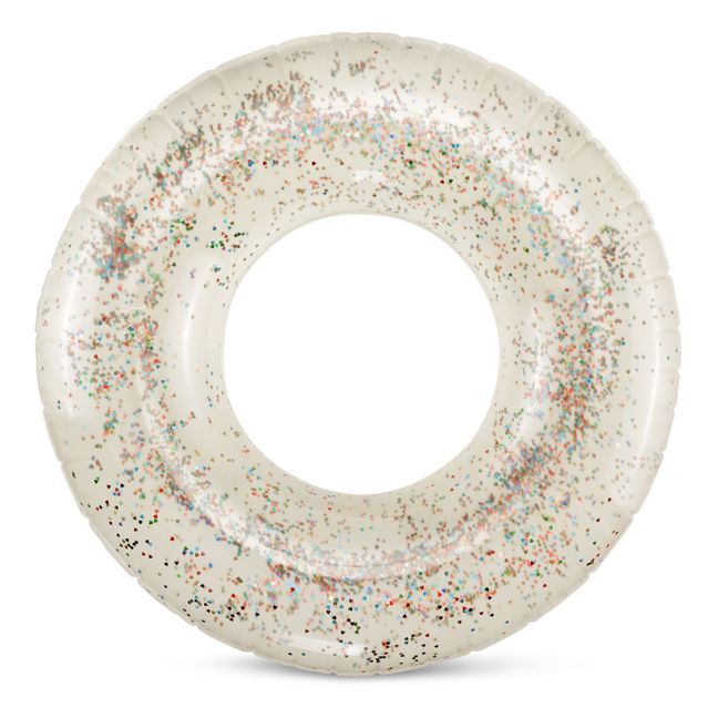 Bouée gonflable Glitter Ø100cm | Crème