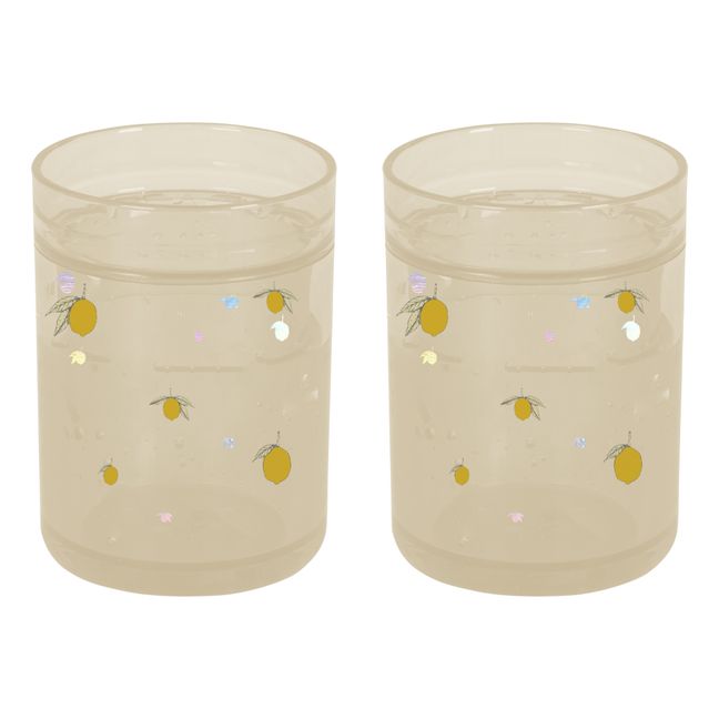 Gobelets Lemon - Set de 2 | Beige