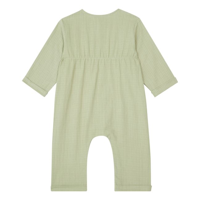 Cosi Organic Cotton Jumpsuit | Verde anice