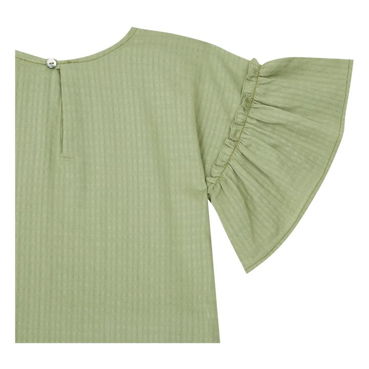Nausicaa Organic Cotton Pyjamas | Verde Anís- Imagen del producto n°3