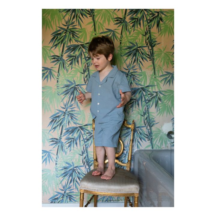 Rieur Organic Cotton Pyjamas | Blau- Produktbild Nr. 1