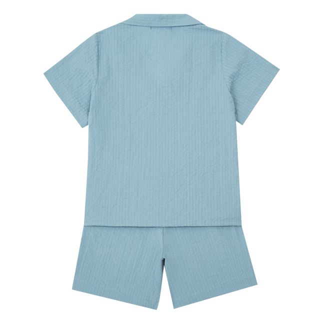 Rieur Organic Cotton Pyjamas | Azul