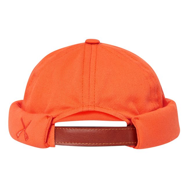 Docker Miki Canvas Recycled Cotton Hat | Orange