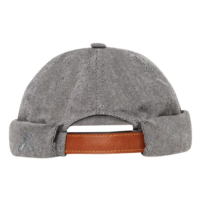 Miki Workwear Herringbone Hat | Grau