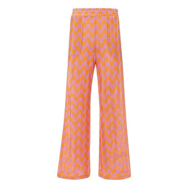 Lou Waves Trousers | Orange