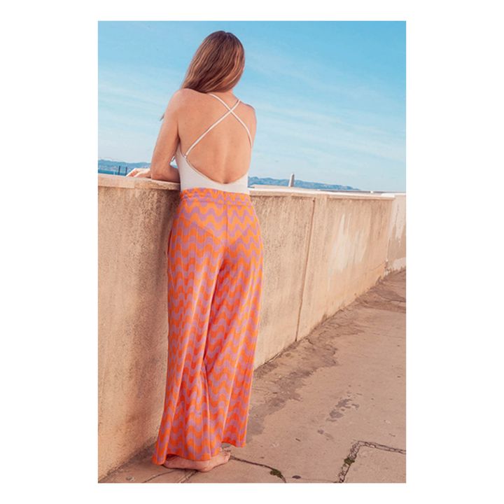Lou Waves Trousers | Naranja- Imagen del producto n°2