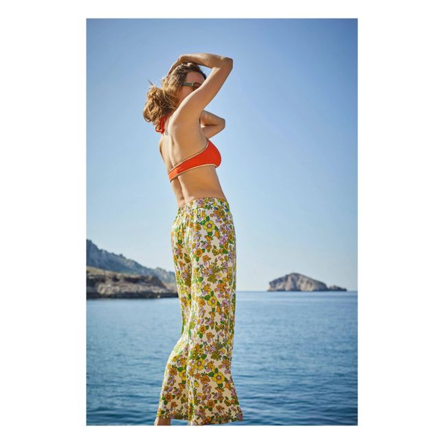 Lou Flower Power Pants | Yellow