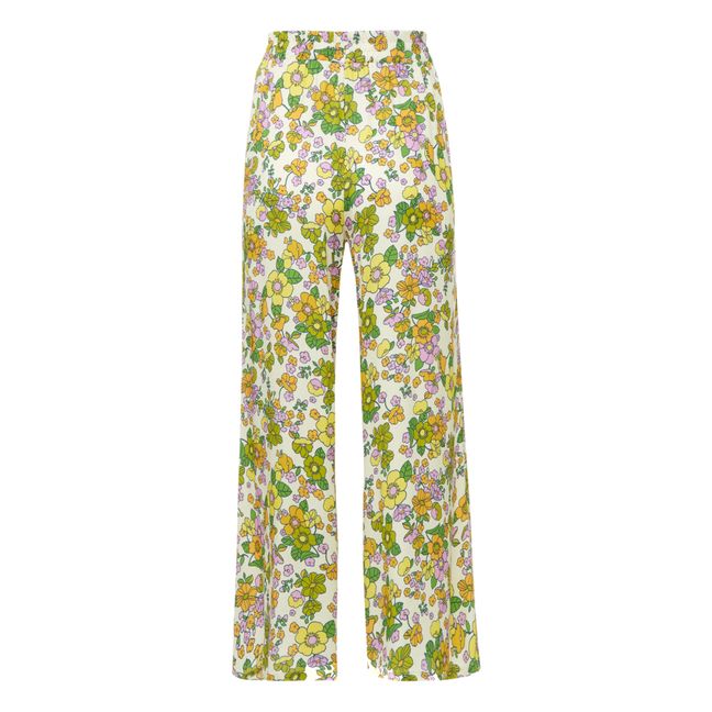Lou Flower Power Pants | Yellow