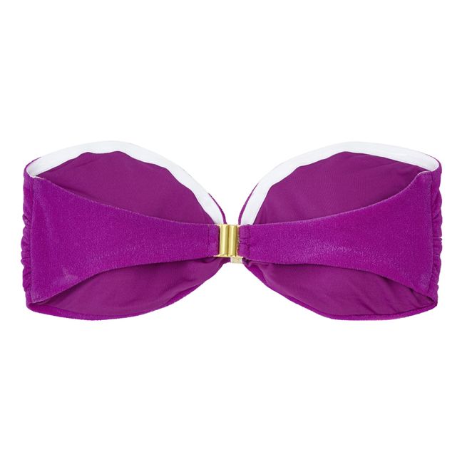 Jodie Bandeau Bikini Top | Purple
