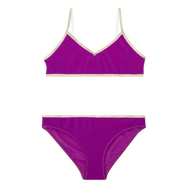 Georgia Babe Metallic Two-Piece Swimsuit | Purple