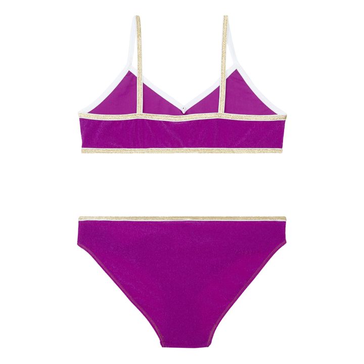 Georgia Babe Metallic Two-Piece Swimsuit | Purple- Product image n°1