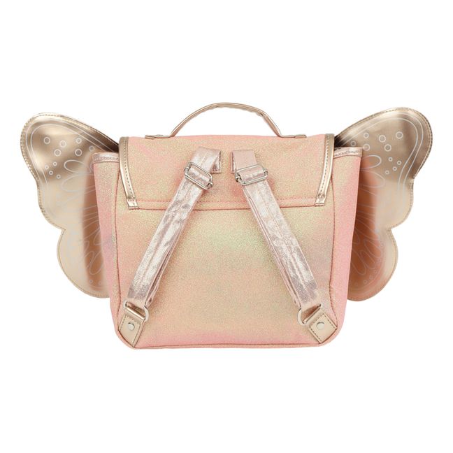 Schulranzen Papillon Paillette | Korallenfarben