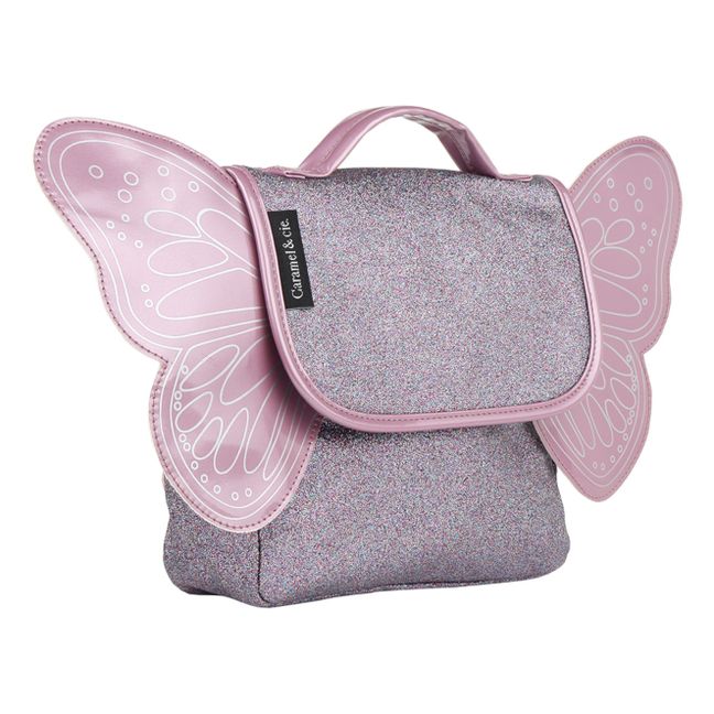 Cartable Papillon Paillette | Mauve