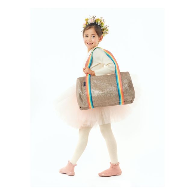 Tasche Week-End Paillette | Kupferrot