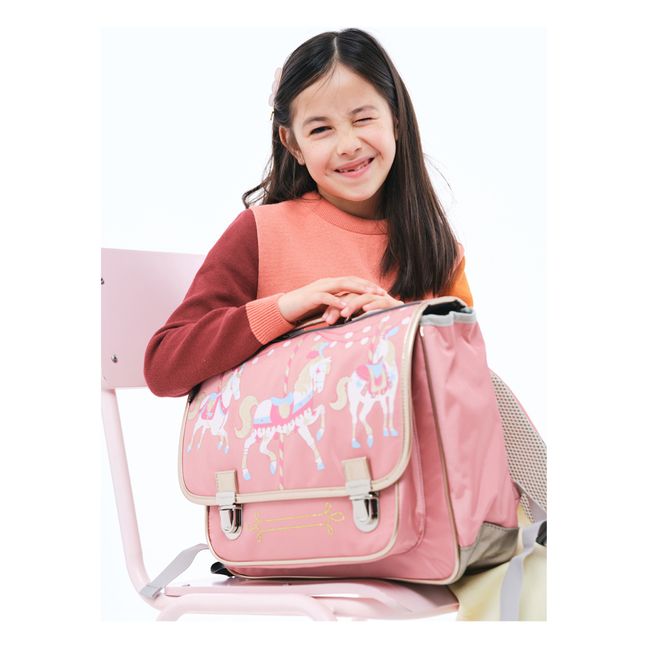 Cartable Caroussel | Rose
