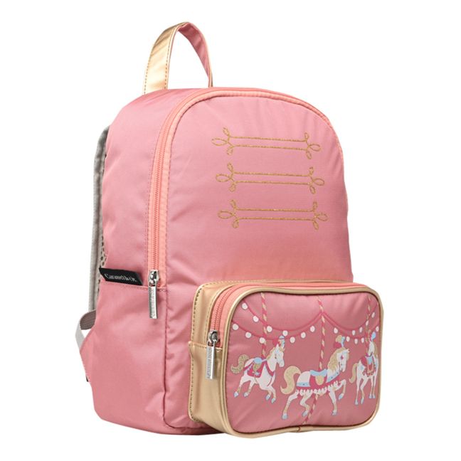 Small Carousel Backpack | Pink