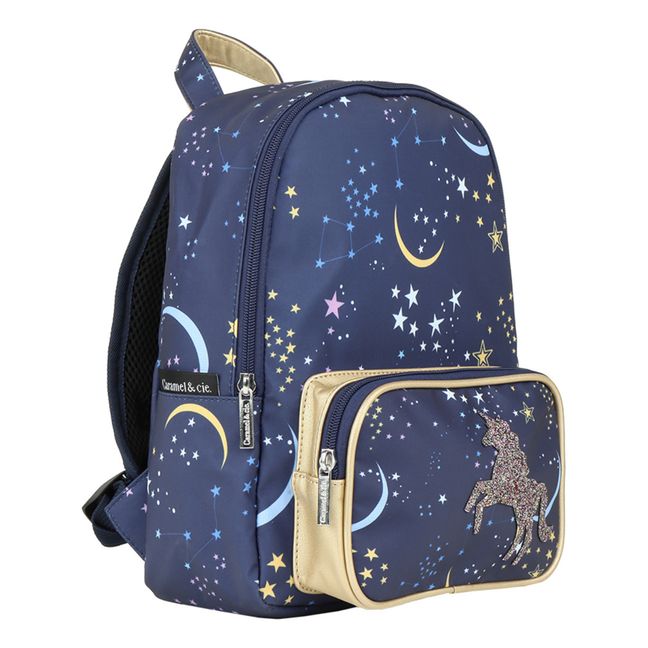 Small Night Constellation Backpack | Navy blue