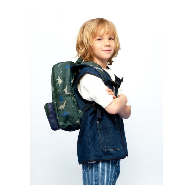Mochila Dinogami Small | Verde Kaki