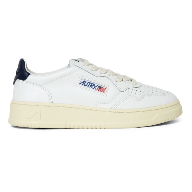 Medalist Low-Top Leather Sneakers | Navy blue