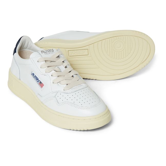 Medalist Low-Top Leather Sneakers | Navy blue