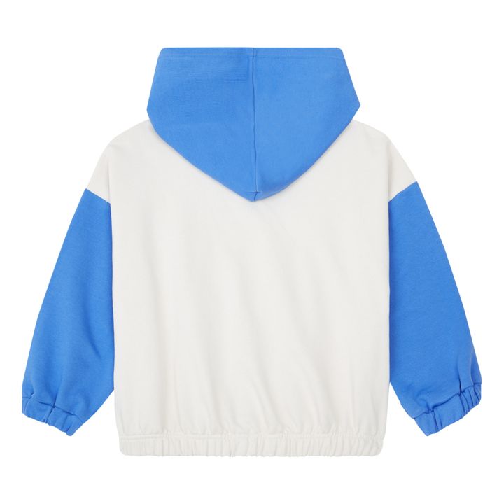 Hadrien Organic Cotton Flannel Jacket | Blu- Immagine del prodotto n°4
