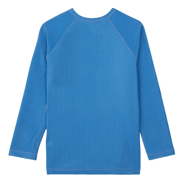 Anti-UV Ribbed T-Shirt | Azul- Imagen del producto n°3