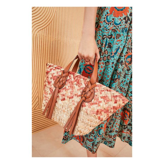 Panier Seaview Raphia | Terracotta