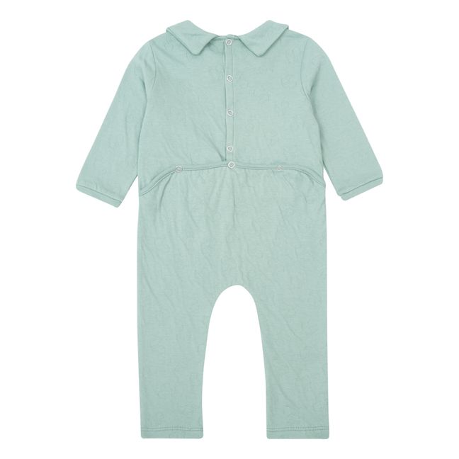 Pyjama aus Bio-Baumwolle Senzo | Hellblau