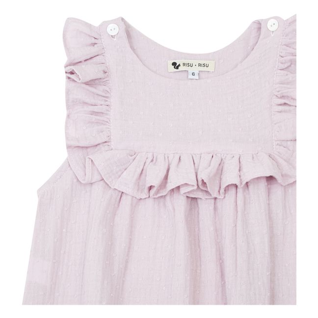 Plumetis Bio Nila Nightgown | Lila